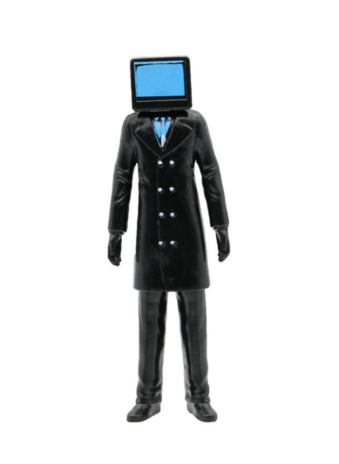 6-Piece Skibidi Toilet Action Figure Set, Sound Man/TV Man/Monitor Man/Toilet Man Model Statue Figure Toy, for Desktop Decorations/Collectibles, Gifts for Fans, Friends, 0.18kg  - Image 2
