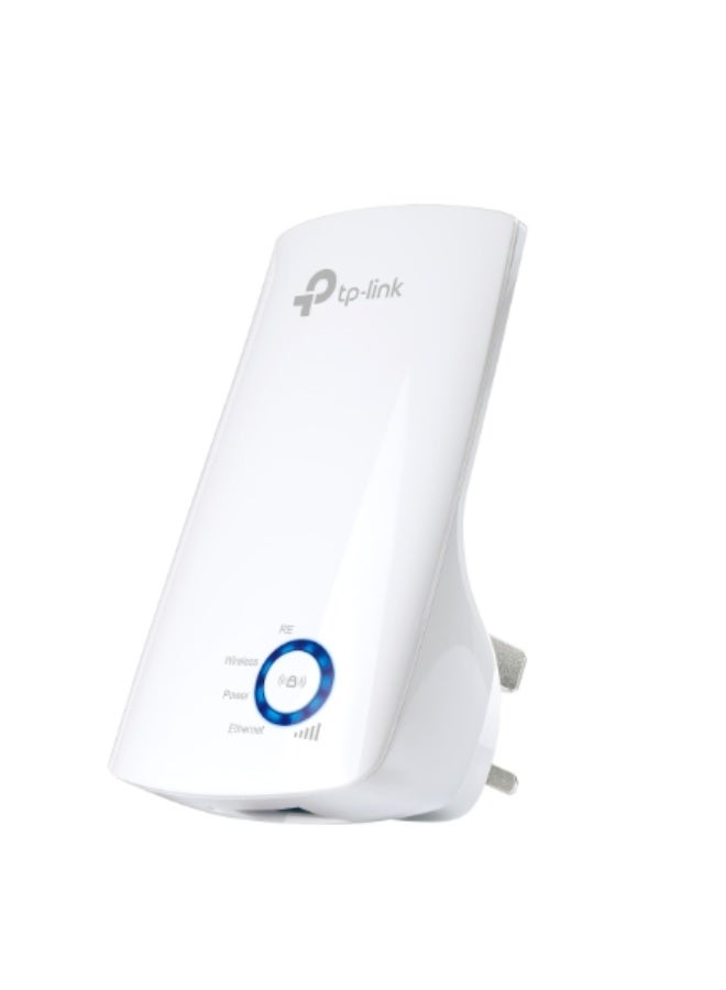 Tp-link Tl Wi-Fi Range Extender, 2.4GHz Frequency, Up to 300Mbps Signal Rate, 2x Internal Antennas, 1x Ethernet Port (RJ45), WA850RE White - Image 1