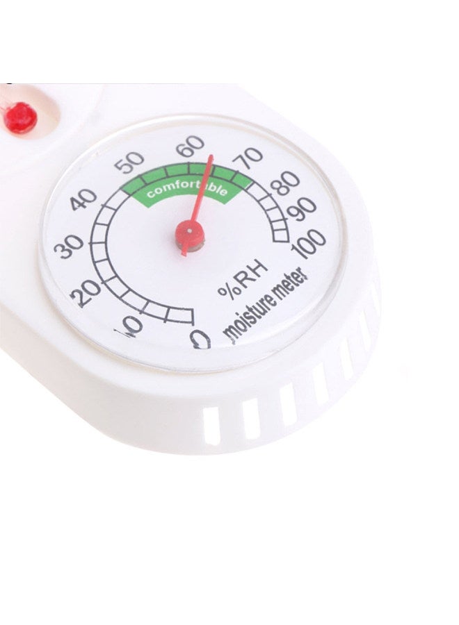 Generic Indoor Vertical Thermometer Hygrometer Wall-mounted Household Greenhouse Temperature and Humidity Meter for Room Temp - Image 2