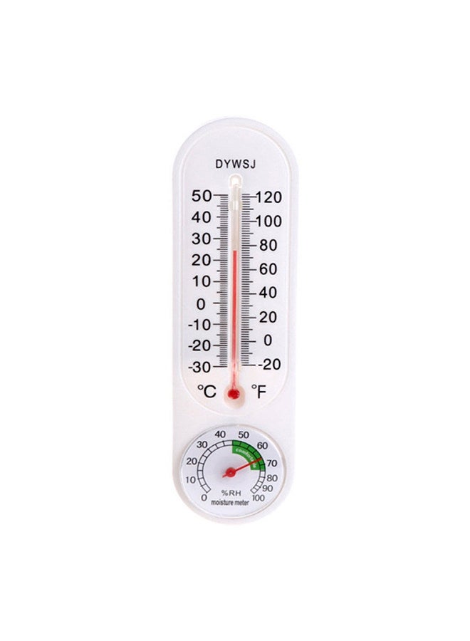 Generic Indoor Vertical Thermometer Hygrometer Wall-mounted Household Greenhouse Temperature and Humidity Meter for Room Temp - Image 1