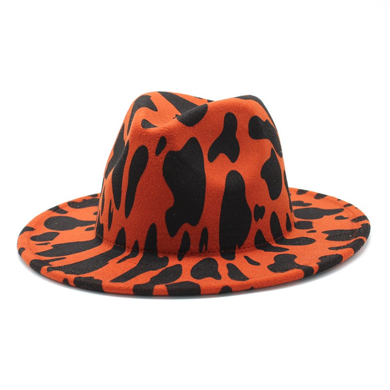 8.5cm Fedora Hat Unisex  Concave Top  Hot Felt Hat - Image 1