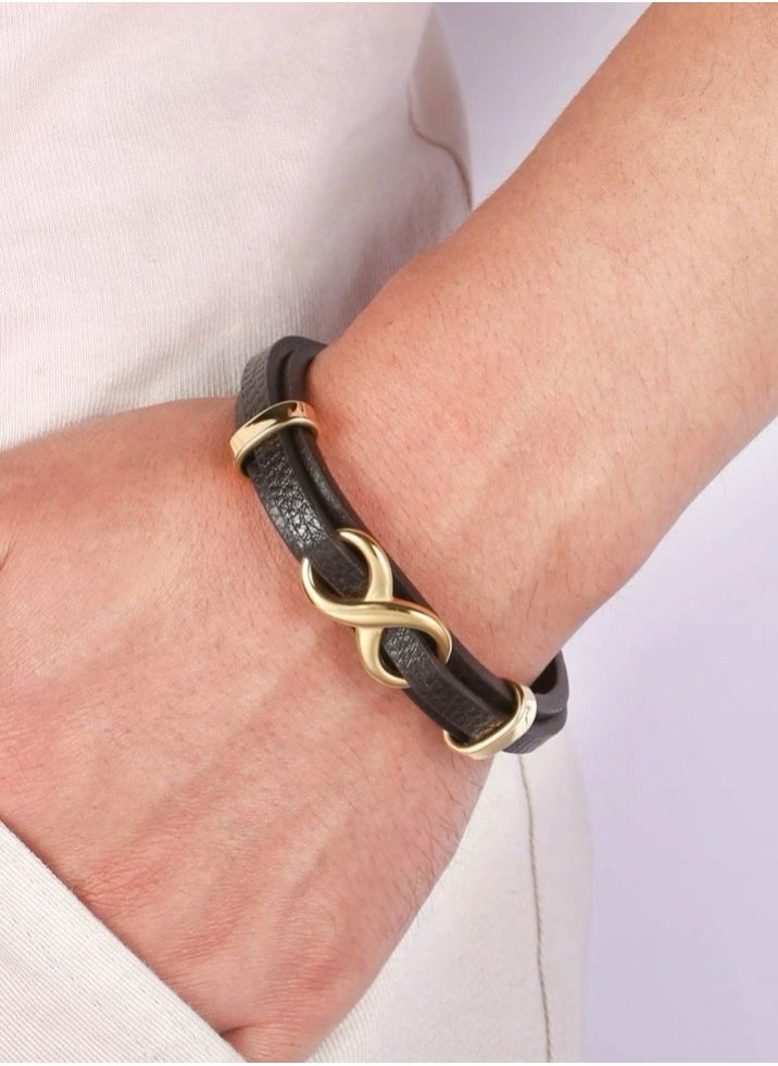 Luxury Concept - Elegant High Quality Of PU Leather Bracelet For Men - Image 1