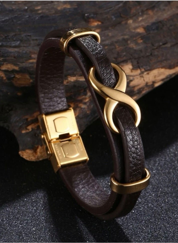 Luxury Concept - Elegant High Quality Of PU Leather Bracelet For Men - Image 1