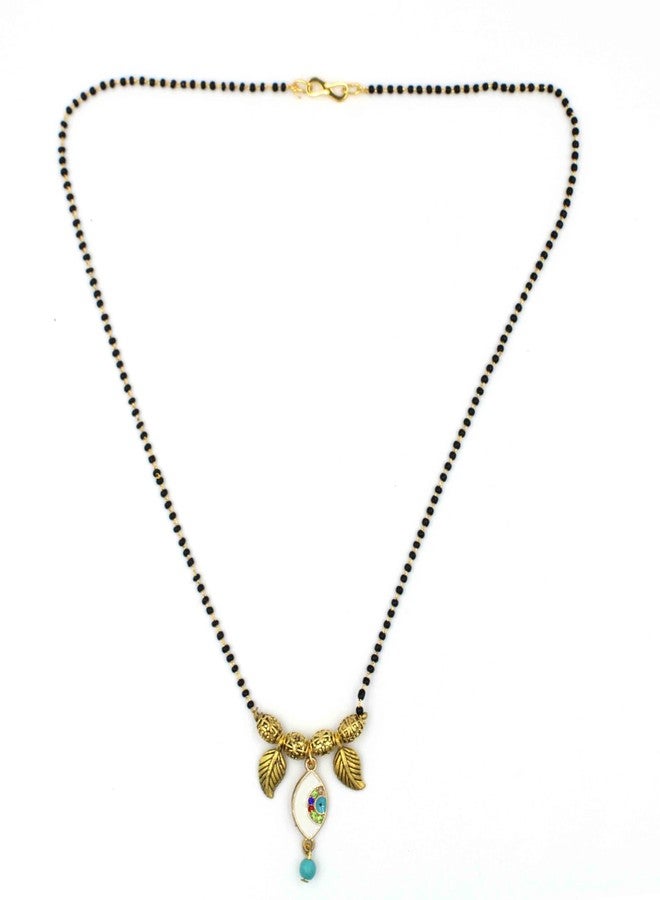 Heeva Creation Mangalsutra With Multi Colour Evil Eye Pandant For Woman And Girls.,Pack Of 1.Colour-Multi - Image 1