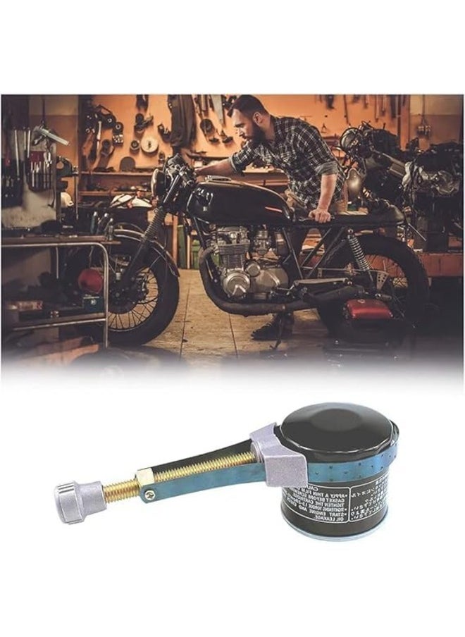 BISSO - Oil Filter Removal Tool, Universal Oil Filter Strap Wrench, Metal Band Adjustable to Grip Unscrew Oil Filters of Cars, Motorcycles, Trucks, Lawn Mower - Image 1