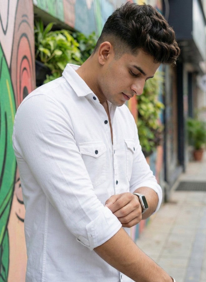 BADLAND Men Classic Casual Shirt - Image 2