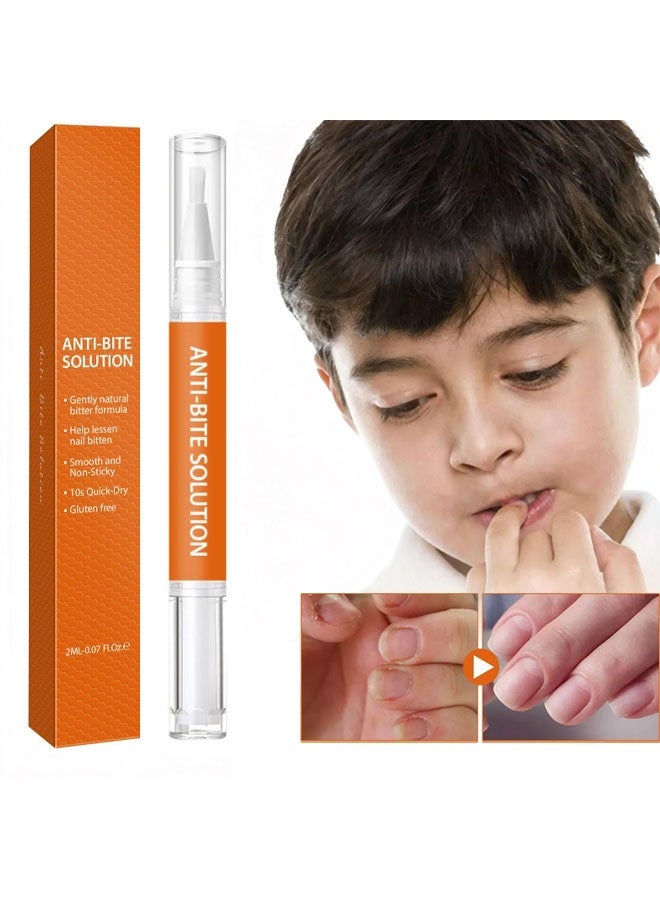 ISSUWEN Anti-Bite Solution-Stop Biting Pen, Nail Biting Treatment for Kids Quick Dry Nail, Biting Prevention, Polish Nail Repair for Damaged Nails Care - Image 1
