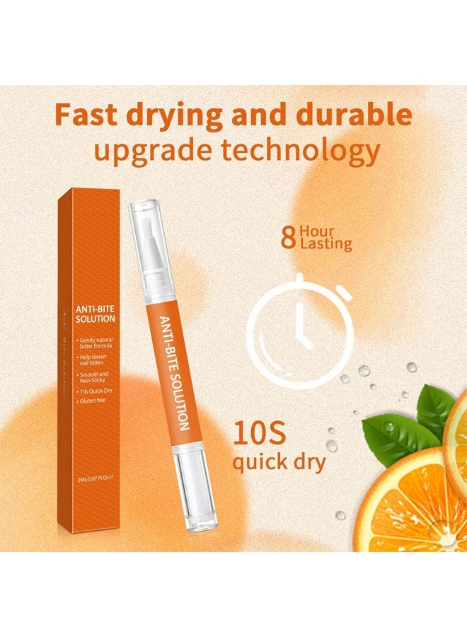 ISSUWEN Anti-Bite Solution-Stop Biting Pen, Nail Biting Treatment for Kids Quick Dry Nail, Biting Prevention, Polish Nail Repair for Damaged Nails Care - Image 4