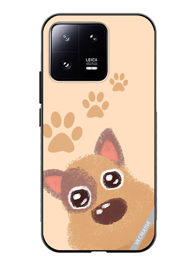 VR CREATIVE Protective Case Cover For Xiaomi 13 Cute Doggie Design Multicolour - Image 1