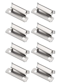 SYOSI 8 Pcs Ender 3 Glass Bed Clips Clamp 3D Printer 7mm Stainless Steel Silver Bed Clips Clamp for Ender 3 Series Ender 5 Series CR-10 Series Heated Bed Platform  - Image 1
