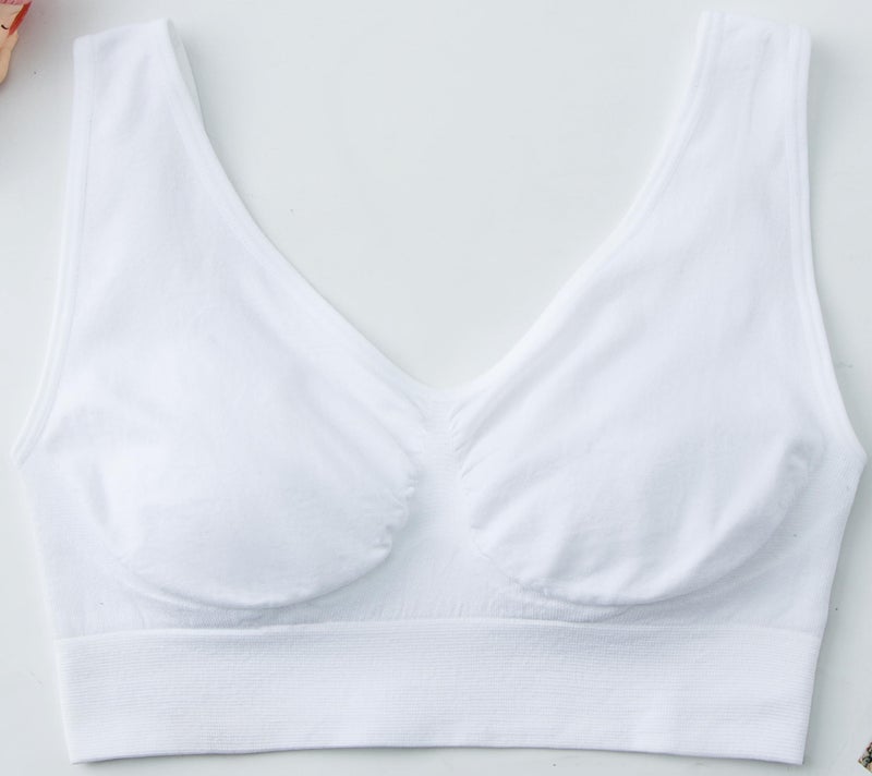Hiking Gril Women's Comfort Wirefree Bralette Unpadded Sleep Yoga Bra 12pk S - Image 2