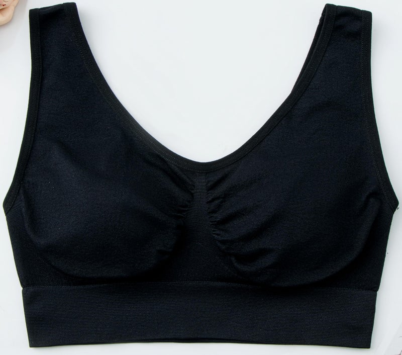 Hiking Gril Women's Comfort Wirefree Bralette Unpadded Sleep Yoga Bra 12pk S - Image 3