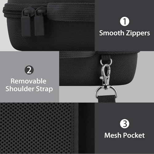 co2CREA Hard Travel Case Replacement for Bose New SoundLink Flex 2nd Gen/Bose SoundLink Flex Bluetooth Portable Speaker (Black Case) - Image 4