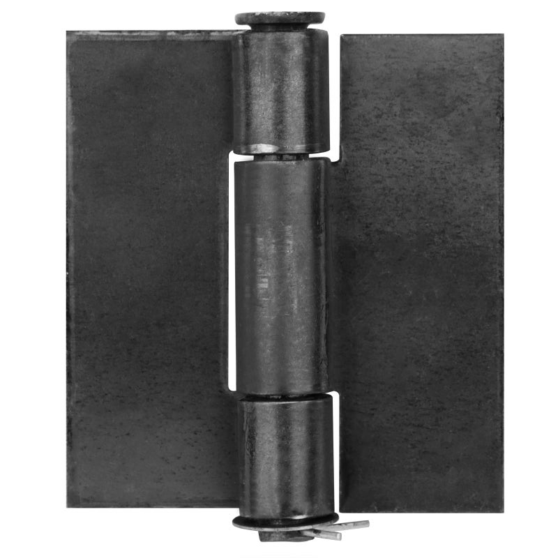 MOUNTAIN_ARK 2 Pack 6-1/2" x 5" Weldable Hinges, Heavy Duty Steel Weld On Butt Hinges for Trailer Ramp Door, Garage Metal Gate, 3/16" Thick - Image 5