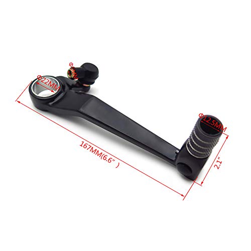 XKMT Gear Shift Foot Lever Shifter Pedal Foldable Black For GSXR1000 0508 - Image 3