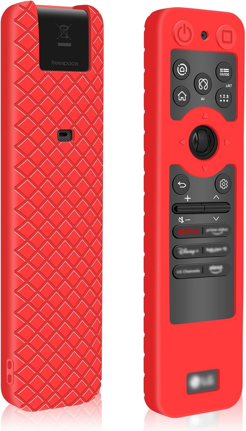Winceed MR25GA Magic Remote Cover [Anti-Slip] Protective Silicone Case for LG MR25GA Remote Compatible with 2025 LG OLED Smart TV Series Remote (Red) - Image 1