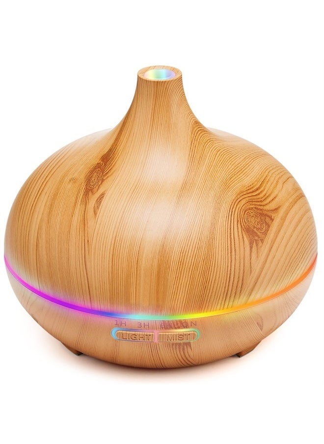 HLS - Aroma Diffuser for Essential Oil Large Room,Office Essential Oil Diffusers for Home Kids, Cool Mist humidifier for Bedroom Quiet with Ambient Light,Waterless Auto Off Aromatherapy Diffuser for Gift - Image 1