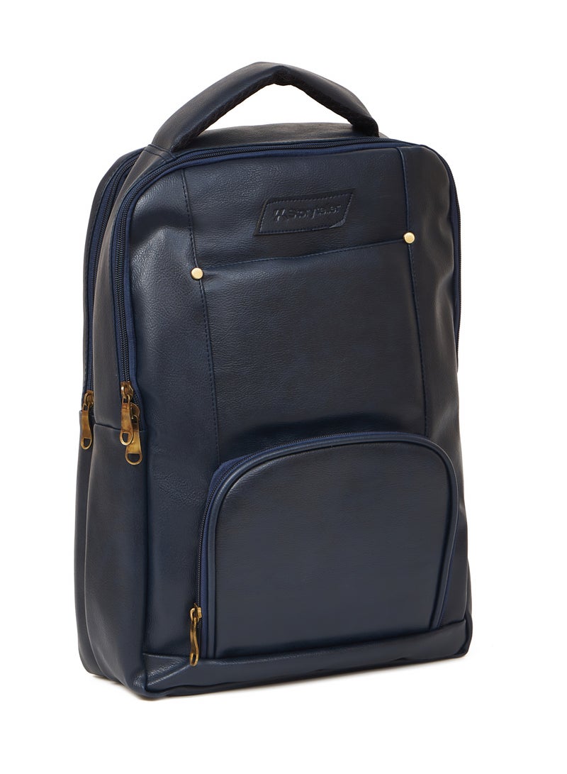 STORYTELLER Faux Genuine Vegan Leather Laptop Backpack |Premium Sleek Elegance and Modernity design - Image 2