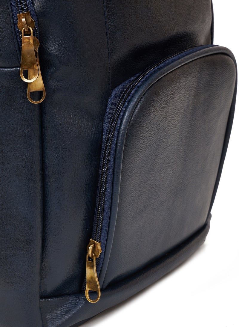 STORYTELLER Faux Genuine Vegan Leather Laptop Backpack |Premium Sleek Elegance and Modernity design - Image 3