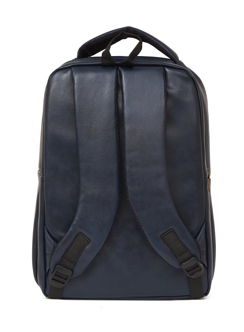 STORYTELLER Faux Genuine Vegan Leather Laptop Backpack |Premium Sleek Elegance and Modernity design - Image 4