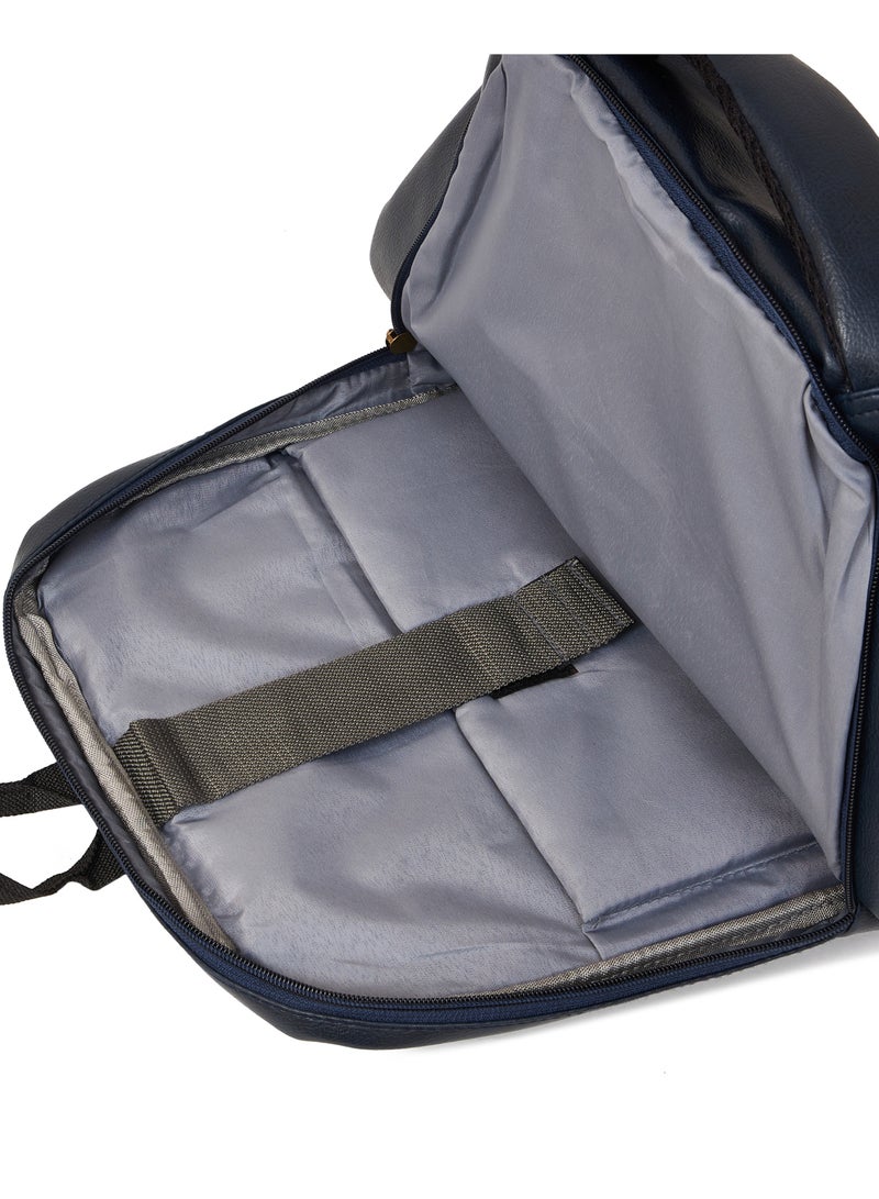 STORYTELLER Faux Genuine Vegan Leather Laptop Backpack |Premium Sleek Elegance and Modernity design - Image 5