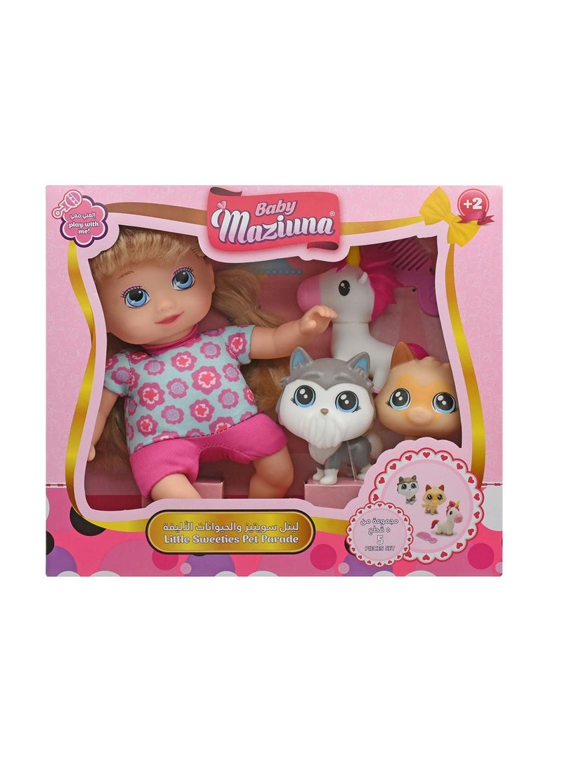 Baby Maziuna Little Sweeties Pet Parade BM6424  - Image 2