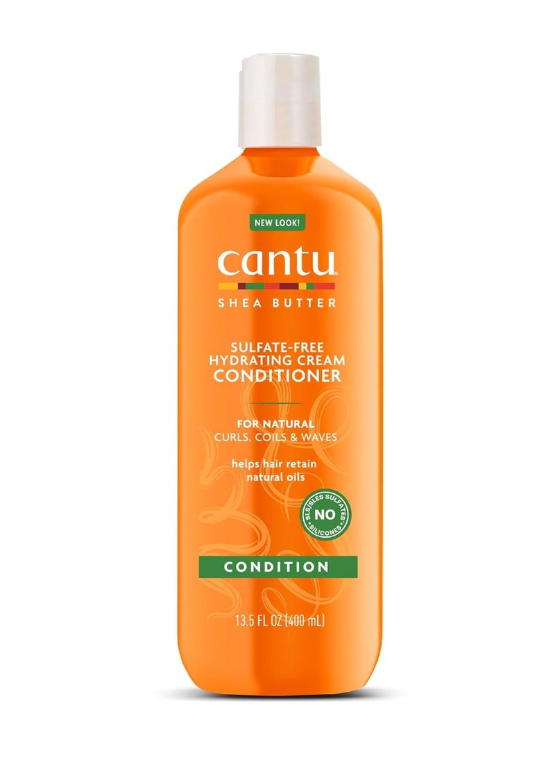 Cantu Coconut Curling Cream 12 oz & Hydrating Conditioner 13.5 fl oz Bundle for Natural Curls & Coils - Image 2