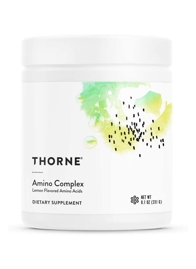 Thorne مكمل غذائي من الأحماض الأمينية بنكهة الليمون من Amino Complex، 8.1 أونصة (231 جرامًا)  - Image 1