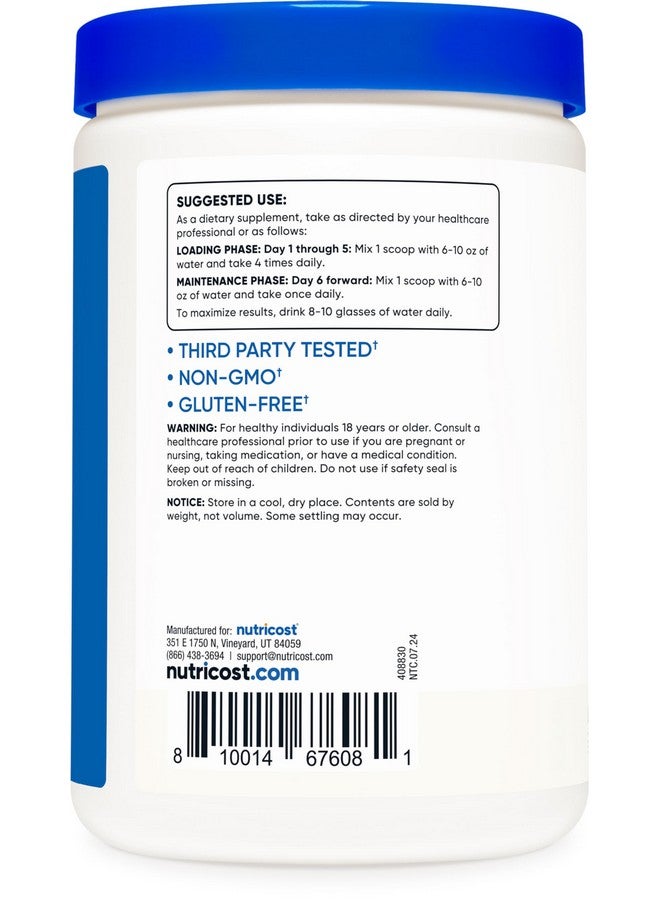 Nutricost Nutricost Creapure® Creatine Monohydrate 500 Grams  - Image 4