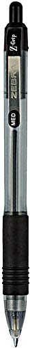 Zebra Pen ZGrip Retractable Ballpoint Pens Medium Point 10 mm 24 Black Pens 24 Blue Pens Combo Bulk Pack 48 Pack - Image 3