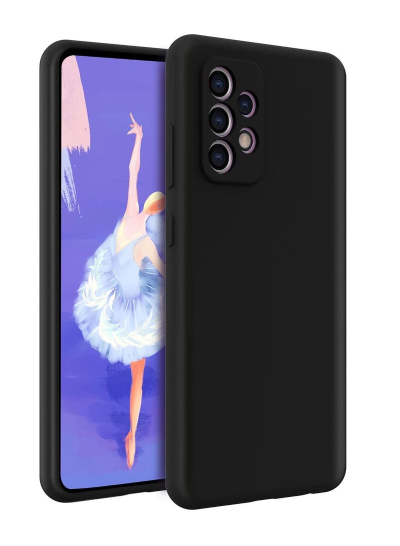 BORTONY Samsung Galaxy A52 Case Soft Liquid Silicone with Anti Scratch Microfiber Lining Camera Protective Back Cover - Image 1