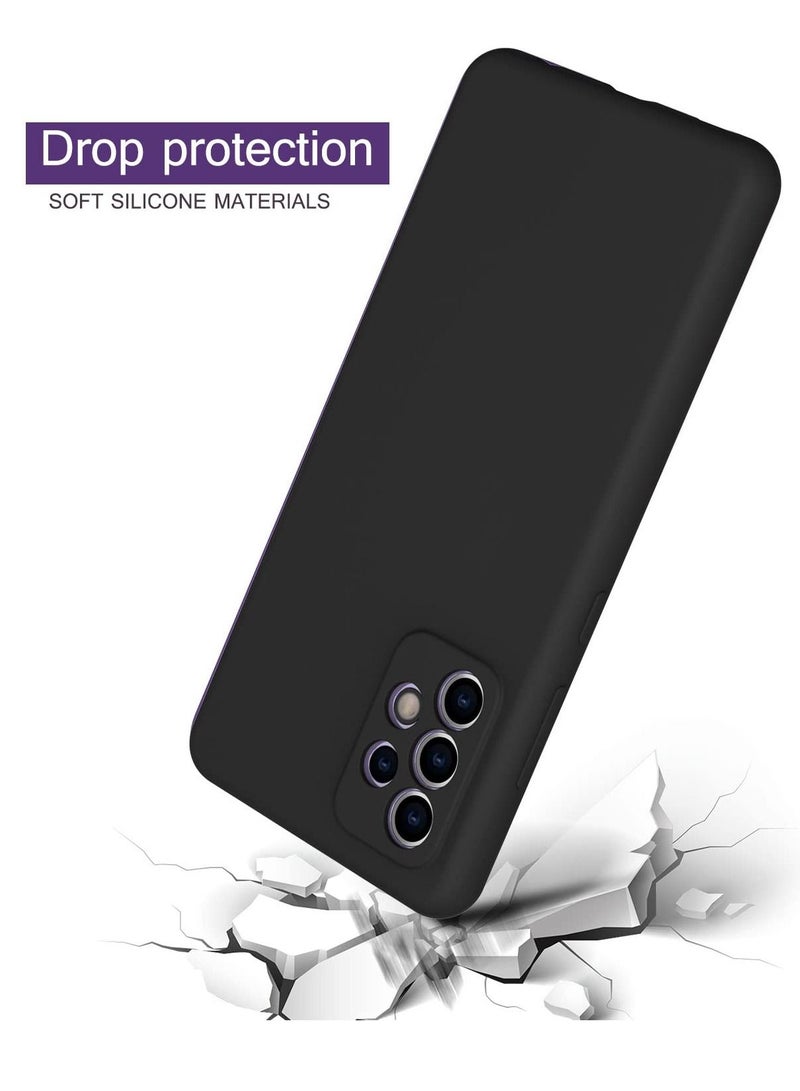 BORTONY Samsung Galaxy A52 Case Soft Liquid Silicone with Anti Scratch Microfiber Lining Camera Protective Back Cover - Image 5