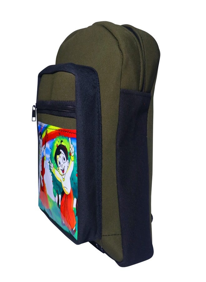 Turtuls Group Small Size School Bag Kids Bag KG/Nursery Multicolor 15x35x12inch/38x8x30cm(WxDxH).Weight:0.32kg/0.7 - Image 3