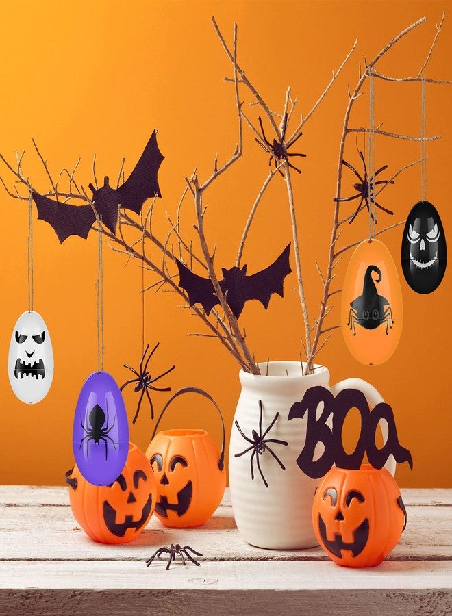 Zhanmai 72 Pieces Halloween Skull Eggs Halloween Easter Plastic Eggs Halloween Eggs Plastic Fillable Scavenger Hunt for Trick or Treating Candy Box Mini Halloween Eggs for Halloween Party Supplies - Image 4