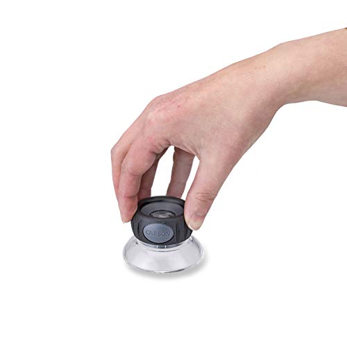 Carson LumiLoupe Plus 17.5X Power Stand Loupe Magnifier with Dual Lens Focusing System (LO-15), Black - Image 4