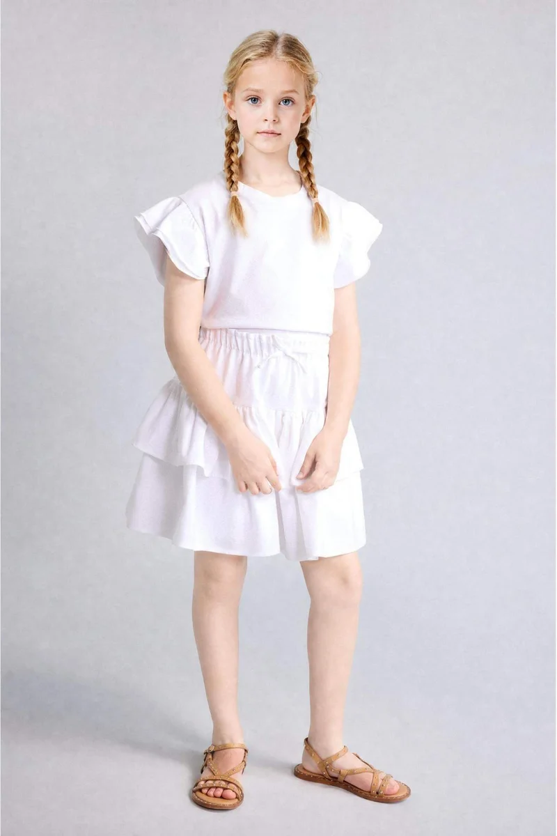 DeFacto Girl Linen Look Skirt