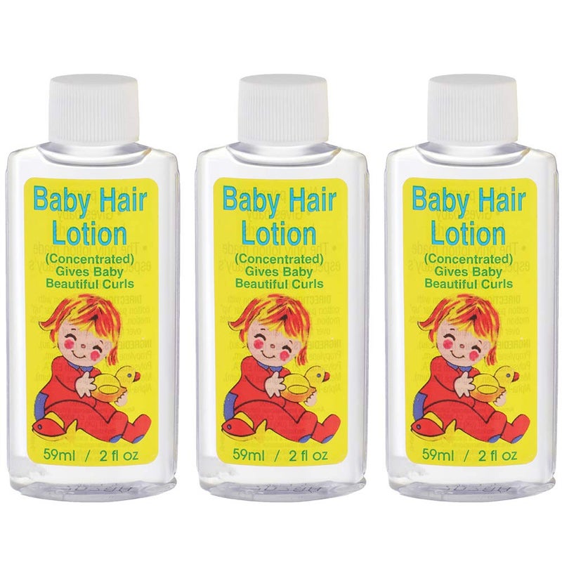Clubman Gentle Baby Hair Lotion (Concentrated) for Baby's Fine Hair, 2 oz x 3 packs - Image 1