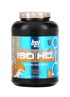 BPI SPORTS ISO HD100% Pure Isolated Protein Vanilla Cookie 4.8 lb 