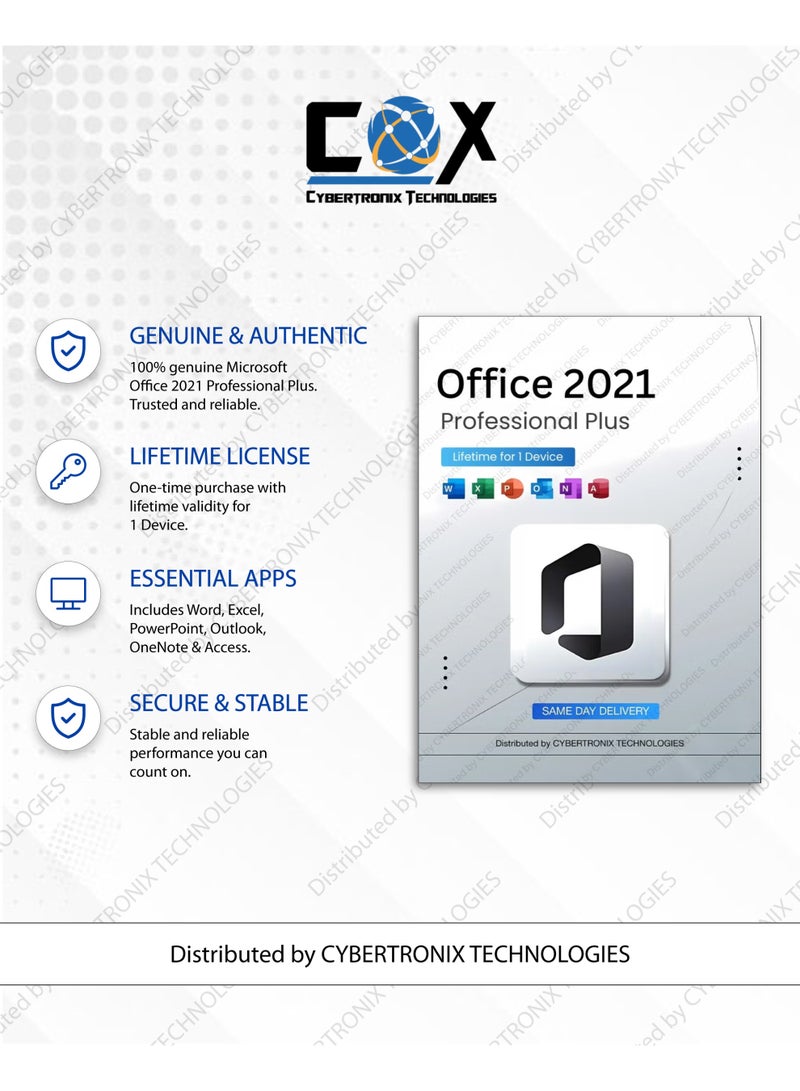 Quick Heal Office 2021 Professional Plus - Lifetime Subscription for 1 Device  + Quick Heal Antivirus Pro for 1 Window Device 1 Year |Digital License | SAME DAY DELIVERY - Image 2
