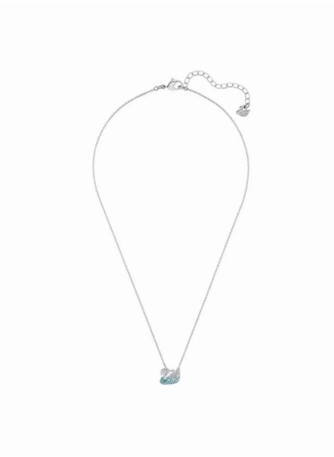 Generic Studded Iconic Swan Pendant Necklace  - Image 4