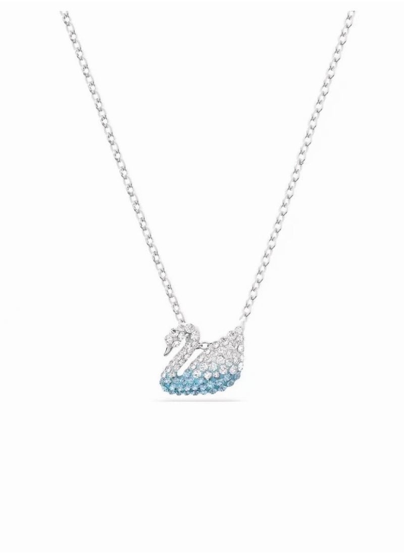 Generic Studded Iconic Swan Pendant Necklace  - Image 1
