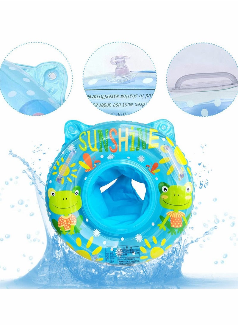 Baby Swimming Float Ring with Seat, Inflatable Children Waist Float Ring, Baby Free Swimming Ring, Pool Toys for Baby