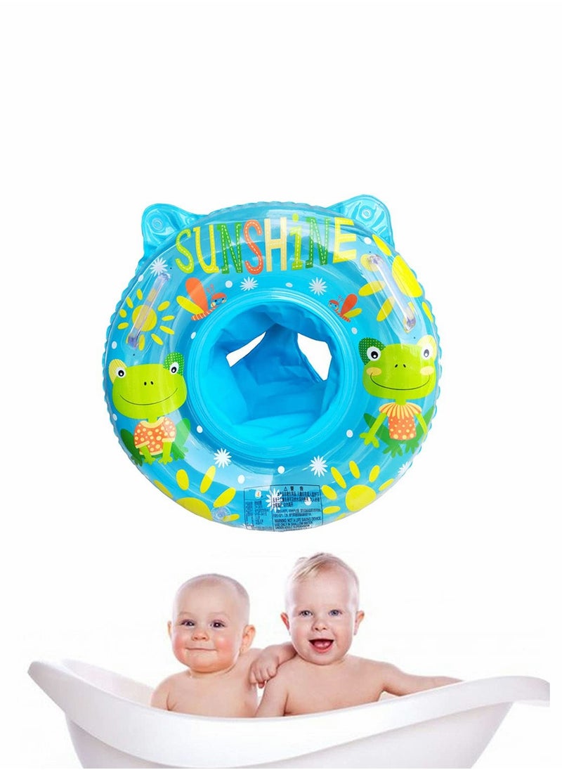 Baby Swimming Float Ring with Seat, Inflatable Children Waist Float Ring, Baby Free Swimming Ring, Pool Toys for Baby