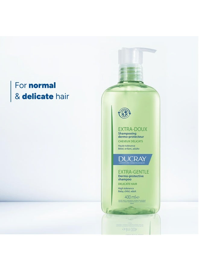 Ducray Extra-Doux Dermo-Protective Shampoo 400ml - Image 2
