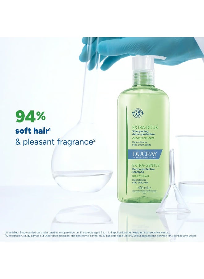 Ducray Extra-Doux Dermo-Protective Shampoo 400ml - Image 3