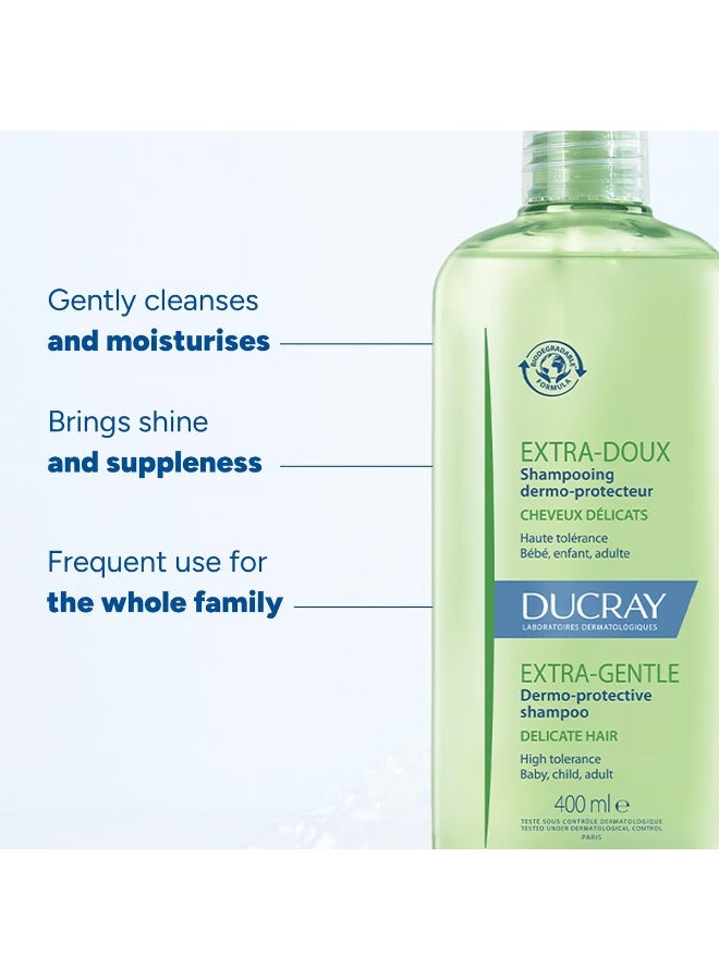Ducray Extra-Doux Dermo-Protective Shampoo 400ml - Image 4