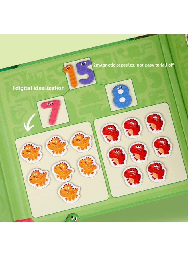 Ten-grid Array Mathematics Enlightenment Addition And Subtraction Teaching Aids Digital Decomposition Toys Children's First Grade Learning Arithmetic Puzzle Artifact-Color:0-20 Digit Decomposition (Full English Version)  - Image 5