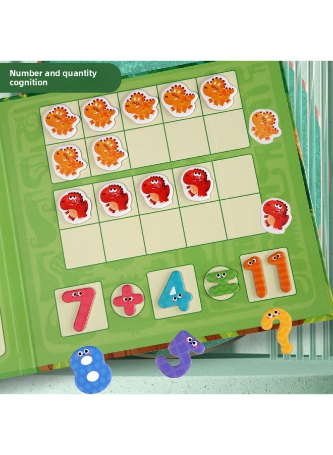 Ten-grid Array Mathematics Enlightenment Addition And Subtraction Teaching Aids Digital Decomposition Toys Children's First Grade Learning Arithmetic Puzzle Artifact-Color:0-20 Digit Decomposition (Full English Version)  - Image 4