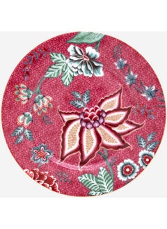 Pip Studio Flower Festival Red Porcelain Cake Plate 17 cm  - Image 1