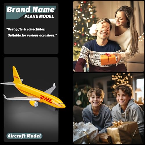 Sky Trek Model Airplanes DHL 757 Airplane Airlines Plane Aircraft Model for Display Collection - Image 5